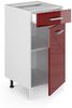 Küchenunterschrank R-Line Rot Hochglanz 40 cm , AP Anthrazit Vicco Bild 5