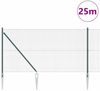 vidaXL Schweißdrahtzaun mit Spikes 25 x 1,2 m PVC-beschichteter Stahl 3352084 Bild 3