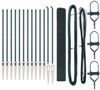 vidaXL Schweißdrahtzaun mit Spikes 25 x 1,2 m PVC-beschichteter Stahl 3352084 Bild 2