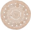 LUXOR living Teppich Balo, rund, Höhe: 6 mm, Juteteppich, reine Naturfaser, handgeflochten, Flecht Design Bild 2