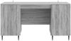 vidaXL Schreibtisch Graues Sonoma 142,5 x 50 x 75 cm Holzwerkstoff 3414591 Bild 4