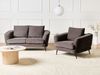 Sofa Set 3-Sitzer KJAER Chenillegewebe Taupe Bild 3