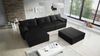 Ecksofa mit Schlaffunktion HUNTER in Royal Grafit Ottomane Links inkl. Hocker Bild 2