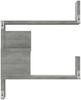 vidaXL Wand-Eckregale 2 Stk. Grau Sonoma 40x40x50 cm Holzwerkstoff 815207 Bild 5