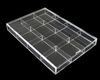 Yudu Schmuckkasten Acryl Schmucklade Aufbewahrungsbox Vorlagebrett mit Deckel Bild 2