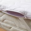 7dreams® Matratzentopper mit viscoelastischer Kaltschaumfüllung - 4,5cm hoch - Matratzenauflage Matratzenschoner orthopädisch mit Memory Foam Effekt (90 x 200 x 4,5 cm) Bild 5