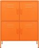 vidaXL Lagerschrank Orange 80x35x101,5 cm Stahl 336138 Bild 2