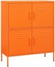 vidaXL Lagerschrank Orange 80x35x101,5 cm Stahl 336138 Bild 3
