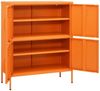 vidaXL Lagerschrank Orange 80x35x101,5 cm Stahl 336138 Bild 4