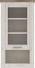 FORTE Duro Hangevitrine, Holzwerkstoff, Weiß/Beige/Braun, 71,4 x 136,5 x 34,1 cm Bild 4