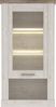 FORTE Duro Hangevitrine, Holzwerkstoff, Weiß/Beige/Braun, 71,4 x 136,5 x 34,1 cm Bild 3