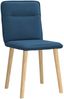 vidaXL Esszimmerstühle 2 Stk. Blau Stoff 4101228 Bild 3