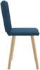 vidaXL Esszimmerstühle 2 Stk. Blau Stoff 4101228 Bild 5