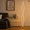 LED Stehleuchte, geschwungen, Aluminium, Höhe 146,5 cm Bild 2