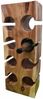 Weinregal / Flaschenhalter BUTELKA ca. H70cm massives Suar-Holz Wein-Flaschen Bottle-Rack Bild 3
