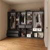 Livinity® Kleiderschrank Trento, Anthrazit, 3er Set (3-St) Bild 4