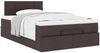 vidaXL Ottoman-Bett mit Matratze Dunkelbraun 120x190 cm Stoff 3311445 Bild 5