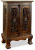 livasia Kommode kleiner Massivholzschrank, Blumenschnitzerei, handgefertigt 40x24x60cm Bild 4