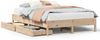 vidaXL Massivholzbett ohne Matratze 135x190 cm Kiefernholz 3301725 Bild 2