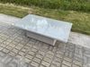 Fimous Rattan Gartenmöbel Set mit Sofa; Höhe verstellbar Esstisch und Hocker;Sessel;Outdoor Terrassen Essgruppe 5-teilige Sitzgruppe Helles Grau Bild 4
