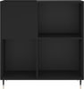 vidaXL Plattenschrank Schwarz 84,5x38x89 cm Holzwerkstoff 831765 Bild 4