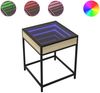 vidaXL Couchtisch mit Infinity-LED Sonoma-Eiche 40x40x51 cm 847673 Bild 2