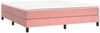 Boxspringbett Rosa 160x200 cm Samt [3120783] Bild 3