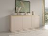 AX LIVING Sideboard Modern Lirio K154 154 cm breit, stilvoll, beige Bild 2