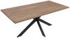 Esszimmertisch HWC-O55, Küchentisch Tisch Esstisch, Industrial MDF Metall 180cm ~ Walnuss-Optik Bild 5