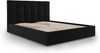 Micadoni Bett Phaedra Samt Schwarz 140x200 Bild 2