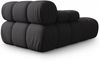 Micadoni Recamiere Bellis Links 3D-Stoff Sonic Espresso Bild 4