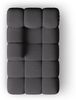Micadoni Recamiere Bellis Links 3D-Stoff Sonic Espresso Bild 3