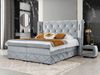 Boxspringbett Fazzle Lux, Hellgrau, 180x200 cm Bild 2