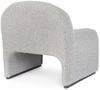 Sessel Bassilla aus Boucle-Stoff, modernes Design, Grau, gepolstert, Bizzotto Bild 2