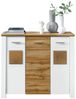 Kommode vito Materio, Holzwerkstoff, Kunststoff, Weiß, Holzfarben, 122 x 105 x 39 cm Bild 3