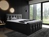 Boxspringbett Libuna, Schwarz, 180x200 cm Bild 2