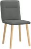 vidaXL Esszimmerstühle 2 Stk. Dunkelgrau Stoff 4101221 Bild 3