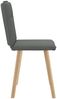vidaXL Esszimmerstühle 2 Stk. Dunkelgrau Stoff 4101221 Bild 5