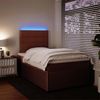 vidaXL Boxspringbett mit Matratze Rosa 120x190 cm Samt 3294591 Bild 4