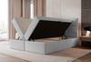 Selsey 'Silensio' Boxspringbett mit Bonellmatratze, Topper, Sa - mt, hellgrau, 180x200 cm Bild 3