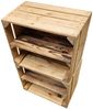 Holzkiste Obstkiste Vintage 50x40x30cm Boden Lang Bild 5