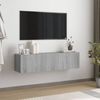 vidaXL TV-Wandschrank Grau Sonoma 120x30x30 cm Holzwerkstoff 815100 Bild 2