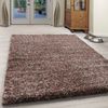 Hochflor Teppich Enrico rechteckig - 120x170 cm - Rosa Bild 2