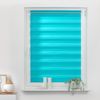 Lichtblick Sonnenschutzsysteme GmbH Doppelrollo Kopenhagen 50 cm x 150 cm (BxL) Blau modernes Duo Rollo; Klemm- und schraubbar; Lichtdurchlässig und blickdicht Bild 4