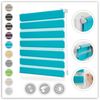 Lichtblick Sonnenschutzsysteme GmbH Doppelrollo Kopenhagen 50 cm x 150 cm (BxL) Blau modernes Duo Rollo; Klemm- und schraubbar; Lichtdurchlässig und blickdicht Bild 2