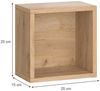 Vicco 'Senyo' Wandregal, 2er-Set, Spanplatte goldkraft, 25 x 15 x 25 cm Bild 3