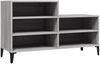 vidaXL Schuhregal Grau Sonoma 102x36x60 cm Holzwerkstoff 819738 Bild 2