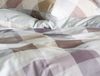 Irisette Magic Mako-Satin Bettwäsche 155x220 Karo Rauten Wende silber 8866-91 Bild 2