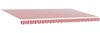 vidaXL Markise Rot und Weiß 500 x 300 cm Polyester und Aluminium 3331274 Bild 4