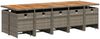 vidaXL 15-teiliges Garten-Ess-Set mit Kissen, grau, Polyrattan 3277768 Bild 3